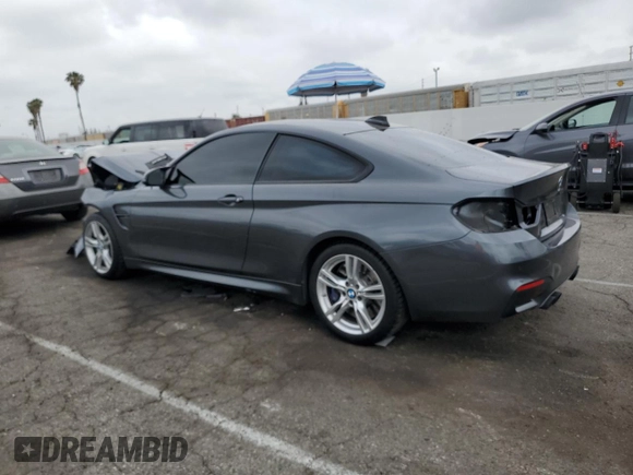 2017 BMW M4 with VIN WBS3R9C59HK709453, listed as a Copart auction lot 55698025 with 108,200 mi miles and Salvage title. Bid and sale history available at DreamBid. Image 2.