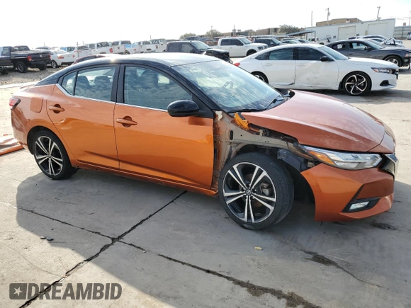 2020 Nissan Sentra SR z VIN 3N1AB8DV7LY240629, wystawiony jako Copart lot #41990615 z przebiegiem 61 543 mil mil oraz Szkoda całkowita • Salvage title. Historia ofert i sprzedaży dostępna na DreamBid. Obrazek 4.