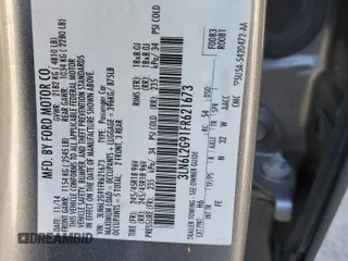 2015 Lincoln MKZ with VIN 3LN6L2G91FR621673, listed as a Copart auction lot 52137415 with 73,606 mi miles and Salvage Title. Bid and sale history available at carsss.com. Image 15.