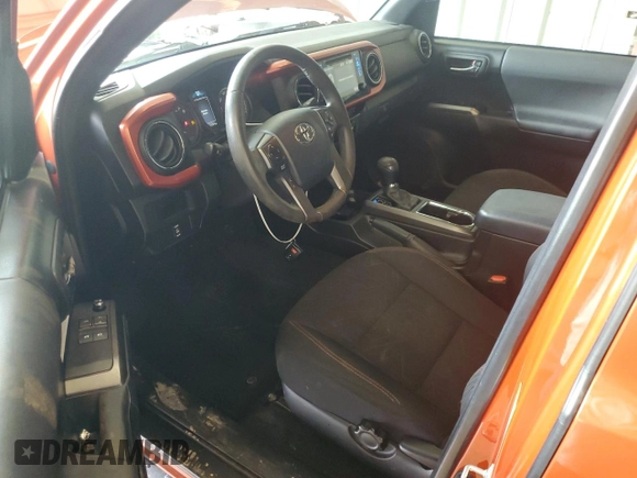 2017 Toyota Tacoma SR5 with VIN 5TFSZ5AN5HX063619, listed as a Copart auction lot 61084235 with 112,980 mi miles and Salvage title. Bid and sale history available at DreamBid. Image 8.