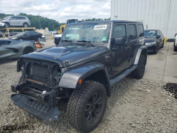 2018 Jeep Wrangler JK Unlimited Sahara with VIN 1C4BJWEG8JL873719, listed as a Copart auction lot 64660824 with 110,413 mi miles and Salvage Title. Bid and sale history available at carsss.com. Image 1.