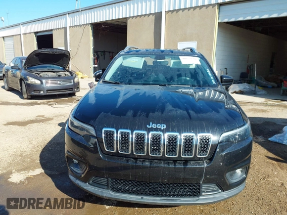 2019 Jeep Cherokee Latitude Plus with VIN 1C4PJLLB3KD223431, listed as a IAAI auction lot 40377530 with 123,575 mi miles. Bid and sale history available at carsss.com. Image 12.