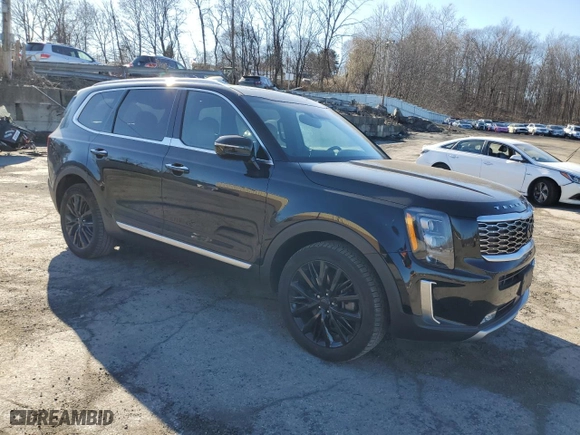 2021 Kia Telluride SX with VIN 5XYP54HC0MG151863, listed as a Copart auction lot 48544685 with 58,799 mi miles and Salvage Title. Bid and sale history available at carsss.com. Image 4.