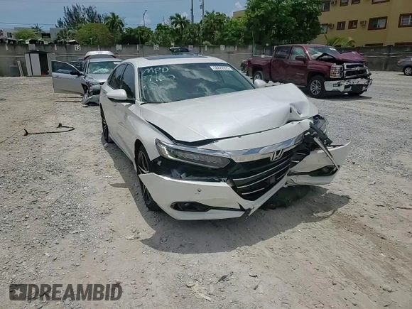 2021 Honda Accord Touring with VIN 1HGCV2F97MA027102, listed as a Copart auction lot 58820925 with 32,457 mi miles and Non repairable. Bid and sale history available at DreamBid. Image 13.