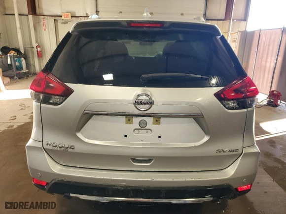 2020 Nissan Rogue SV with VIN KNMAT2MV3LP538894, listed as a Copart auction lot 43023435 with 66,374 mi miles and Salvage Title. Bid and sale history available at carsss.com. Image 6.