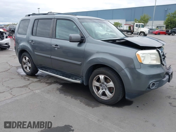2012 Honda Pilot EX-L with VIN 5FNYF4H53CB074575, listed as a IAAI auction lot 42068530 with 106,837 mi miles and . Bid and sale history available at carsss.com. Image 1.
