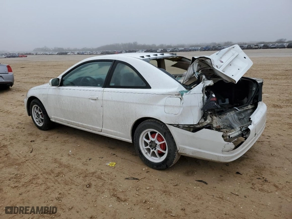 2001 Honda Civic EX with VIN 1HGEM22901L101526, listed as a Copart auction lot 43346935 with 240,594 mi miles and Salvage Title. Bid and sale history available at carsss.com. Image 2.