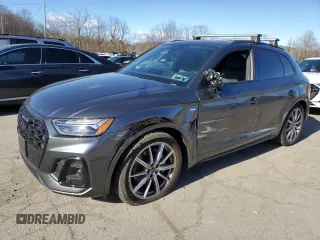 2023 Audi Q5 S line Premium Plus with VIN WA1E2AFY0P2078290, listed as a Copart auction lot 79208104 with 14,633 mi miles and Salvage title. Bid and sale history available at DreamBid. Image 1.