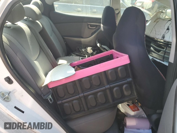 2015 Hyundai Elantra SE with VIN 5NPDH4AE7FH555616, listed as a Copart auction lot 53626195 with 162,927 mi miles and Salvage Title. Bid and sale history available at DreamBid. Image 10.
