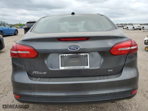 2017 Ford Focus SE with VIN 1FADP3F29HL341971, listed as a Copart auction lot 51045165 with 117,815 mi miles and Salvage Title. Bid and sale history available at carsss.com. Image 6.