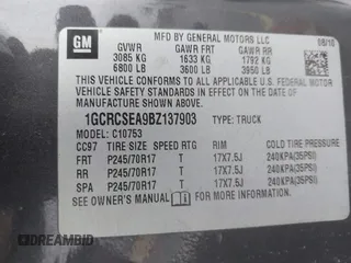 2011 Chevrolet Silverado 1500 LT with VIN 1GCRCSEA9BZ137903, listed as a IAAI auction lot 41392853 with 224,507 mi miles and . Bid and sale history available at DreamBid. Image 9.