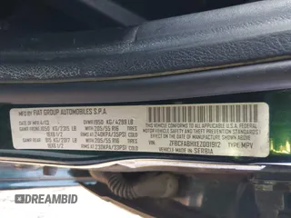 2014 FIAT 500L Easy with VIN ZFBCFABHXEZ001912, listed as a IAAI auction lot 41562792 with 198,073 mi miles and . Bid and sale history available at DreamBid. Image 9.