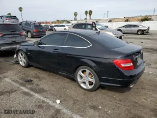 2012 Mercedes-Benz C-Class C 250 with VIN WDDGJ4HB8CF799459, listed as a Copart auction lot 46551745 with 0 mi miles and Salvage Title. Bid and sale history available at carsss.com. Image 2.