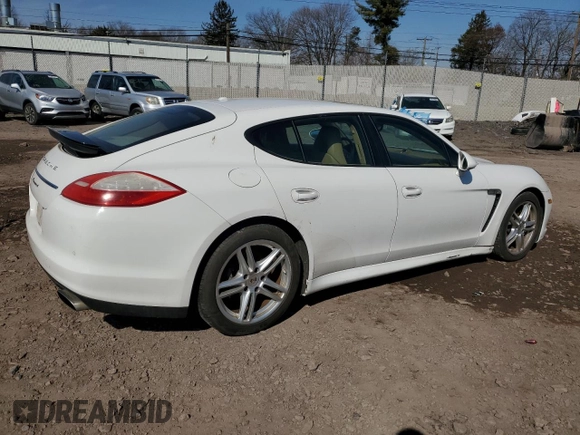 2012 Porsche Panamera with VIN WP0AA2A70CL015111, listed as a Copart auction lot 45416745 with 111,279 mi miles and Salvage title. Bid and sale history available at DreamBid. Image 3.