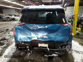 2024 Kia EV9 Land with VIN KNDADFS56R6027783, listed as a Copart auction lot 79559534 with 2,713 mi miles and Salvage Title. Bid and sale history available at carsss.com. Image 6.