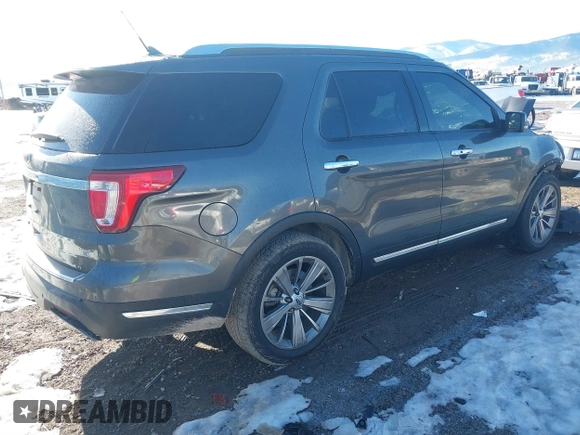 2018 Ford Explorer Limited with VIN 1FM5K7F86JGB57929, listed as a IAAI auction lot 41669318 with 101,136 mi miles and . Bid and sale history available at carsss.com. Image 4.