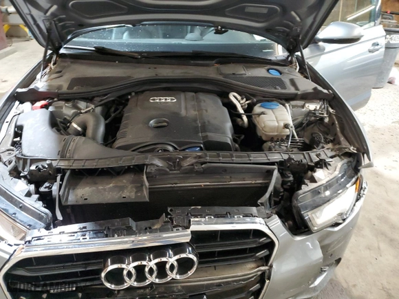 2015 Audi A6 2.0T Premium Plus with VIN WAUGFAFC8FN006562, listed as a Copart auction lot 53335195 with 65,779 mi miles and Salvage Title. Bid and sale history available at carsss.com. Image 11.
