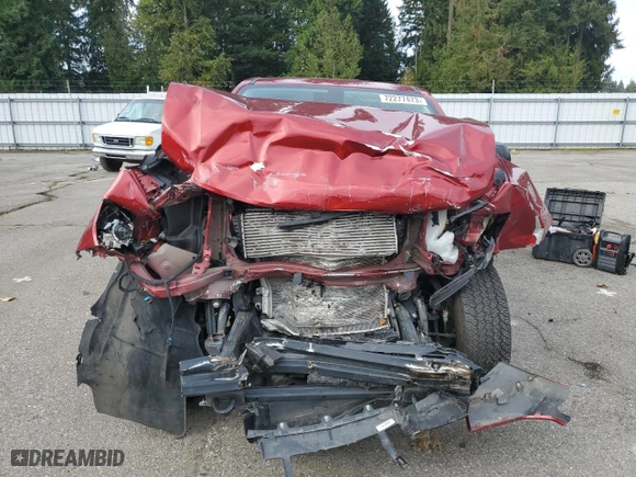 2021 Chevrolet Colorado 4WD Z71 with VIN 1GCPTDE19M1249069, listed as a Copart auction lot 72277473 with 34,271 mi miles and Salvage Title. Bid and sale history available at carsss.com. Image 5.