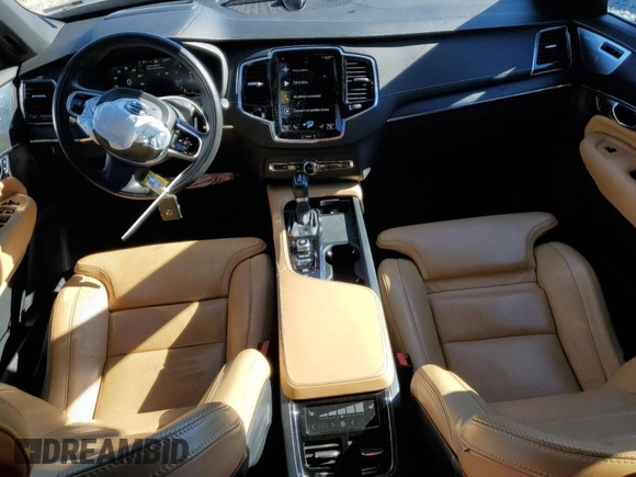 2021 Volvo XC90 Inscription with VIN YV4A22PL7M1681491, listed as a Copart auction lot 82003734 with 59,165 mi miles and Salvage Title. Bid and sale history available at carsss.com. Image 8.