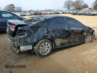 2021 Toyota Corolla LE with VIN 5YFEPMAE1MP165859, listed as a Copart auction lot 44055245 with 94,849 mi miles and Salvage Title. Bid and sale history available at carsss.com. Image 3.