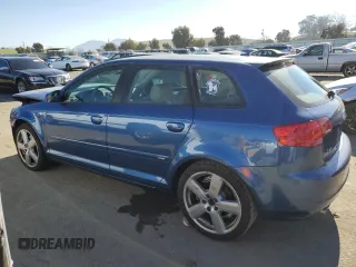 2008 Audi A3 S-Line with VIN WAUKD78P08A094763, listed as a Copart auction lot 42447185 with 118,902 mi miles and Salvage Title. Bid and sale history available at carsss.com. Image 2.