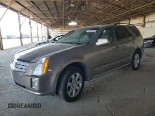 2006 Cadillac SRX with VIN 1GYEE637760167879, listed as a Copart auction lot 76127334 with 80,389 mi miles and Salvage Title. Bid and sale history available at carsss.com. Image 1.