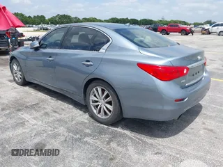 2016 Infiniti Q50 3.0t Premium with VIN JN1EV7AR3GM345977, listed as a IAAI auction lot 42093709 with 85,405 mi miles. Bid and sale history available at carsss.com. Image 3.
