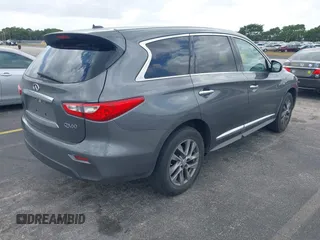 2015 Infiniti QX60 with VIN 5N1AL0MM6FC510817, listed as a IAAI auction lot 41890968 with 179,917 mi miles. Bid and sale history available at carsss.com. Image 4.