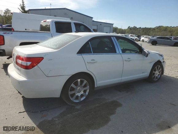 2008 Lincoln MKZ with VIN 3LNHM26T68R644789, listed as a Copart auction lot 50398305 with 188,058 mi miles and Salvage Title. Bid and sale history available at carsss.com. Image 3.