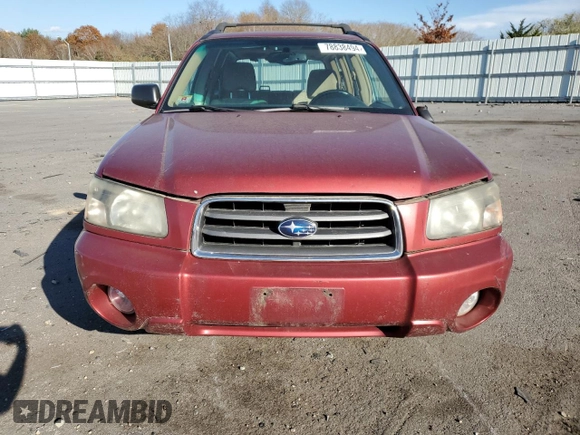 2003 Subaru Forester XS with VIN JF1SG65613H701100, listed as a Copart auction lot 78838494 with 175,038 mi miles and Clean Title. Bid and sale history available at carsss.com. Image 5.