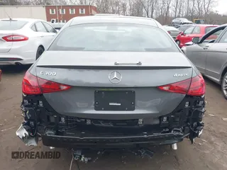 2025 Mercedes-Benz C 300 with VIN W1KAF4HB8SR243351, listed as a IAAI auction lot 41689281 with 991 mi miles and . Bid and sale history available at DreamBid. Image 16.