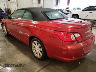 2008 Chrysler Sebring Touring with VIN 1C3LC55R88N677227, listed as a Copart auction lot 81732184 with 142,369 mi miles and Salvage Title. Bid and sale history available at carsss.com. Image 2.