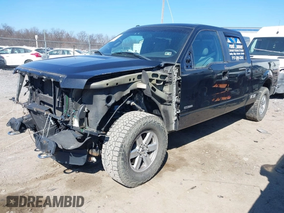 2012 Ford F-150 XL with VIN 1FTFW1ETXCFB11531, listed as a IAAI auction lot 41710325 with 167,337 mi miles. Bid and sale history available at carsss.com. Image 2.