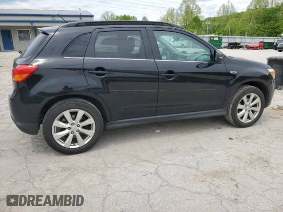 2015 Mitsubishi Outlander GT with VIN 4A4AR4AWXFE040546, listed as a Copart auction lot 55917935 with 323,546 mi miles and Salvage title. Bid and sale history available at DreamBid. Image 3.
