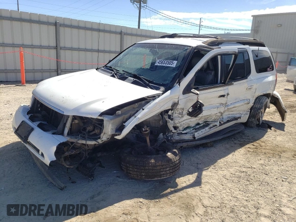 2003 GMC Envoy SLT z VIN 1GKET16SX36234308, wystawiony jako Copart lot #45653505 z przebiegiem 184 324 mil mil oraz Szkoda całkowita • Salvage title. Historia ofert i sprzedaży dostępna na DreamBid. Obrazek 1.