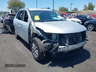 2015 Nissan Pathfinder SL z VIN 5N1AR2MN7FC705263, wystawiony jako IAAI lot #42778085 z przebiegiem 66 716 mil mil oraz . Historia ofert i sprzedaży dostępna na DreamBid. Obrazek 1.