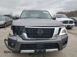 2018 Nissan Armada SV with VIN JN8AY2NC5J9553241, listed as a Copart auction lot 81719714 with 123,570 mi miles and Salvage Title. Bid and sale history available at carsss.com. Image 5.
