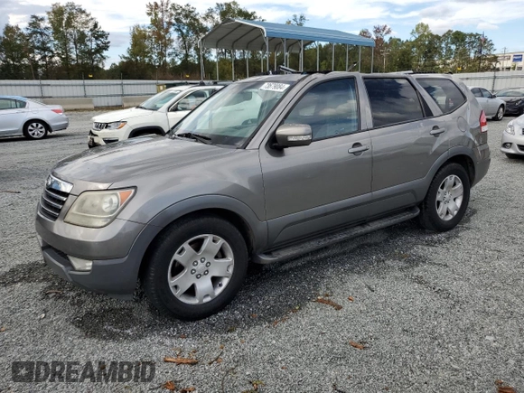 2009 Kia Borrego EX with VIN KNDJJ741495018403, listed as a Copart auction lot 73679084 with 246,827 mi miles and Non Repairable. Bid and sale history available at DreamBid. Image 1.