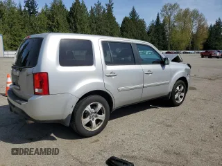 2014 Honda Pilot EX-L with VIN 5FNYF3H54EB014091, listed as a Copart auction lot 52781765 with Not Provided miles and Salvage Title. Bid and sale history available at DreamBid. Image 3.