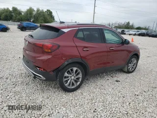 2023 Buick Encore GX Essence with VIN KL4MMFSLXPB122423, listed as a Copart auction lot 50461365 with 23,230 mi miles and Salvage title. Bid and sale history available at DreamBid. Image 3.