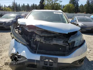 2013 Honda CR-V EX-L z VIN 2HKRM4H75DH693483, wystawiony jako Copart lot #55702115 z przebiegiem 210 135 mil mil oraz Szkody całkowita. Historia ofert i sprzedaży dostępna na DreamBid. Obrazek 5.