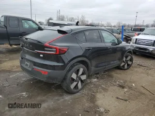 2023 Volvo C40 Ultimate with VIN YV4ED3GM5P2066575, listed as a Copart auction lot 44980045 with 18,436 mi miles and Salvage Title. Bid and sale history available at DreamBid. Image 3.