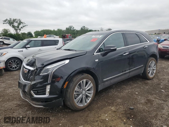 2023 Cadillac XT5 AWD Premium Luxury with VIN 1GYKNDR45PZ224937, listed as a Copart auction lot 57599125 with 12,905 mi miles and Salvage title. Bid and sale history available at DreamBid. Image 1.