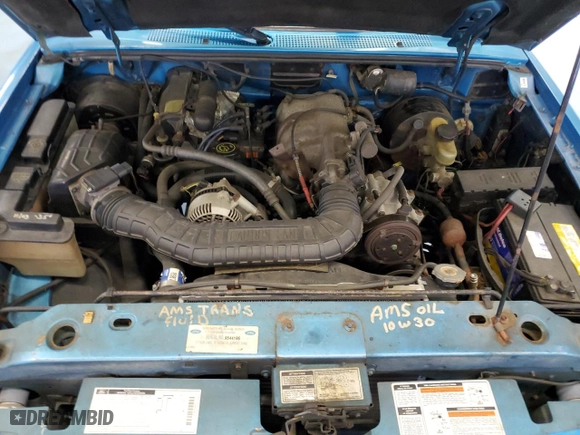 1994 Ford Ranger Splash with VIN 1FTDR15X5RPA71301, listed as a Copart auction lot 58835204 with 38,644 mi miles and Non Repairable. Bid and sale history available at carsss.com. Image 11.