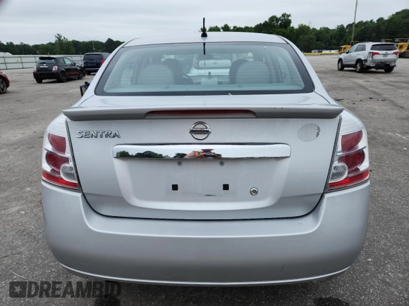 2012 Nissan Sentra 2.0 with VIN 3N1AB6AP7CL767819, listed as a Copart auction lot 58661265 with 118,150 mi miles and Salvage title. Bid and sale history available at DreamBid. Image 6.