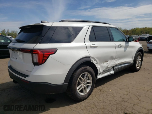 2025 Ford Explorer Active z VIN 1FMUK8DH7SGA48577, wystawiony jako Copart lot #55240045 z przebiegiem 4 940 mil mil oraz Szkoda całkowita • Salvage title. Historia ofert i sprzedaży dostępna na DreamBid. Obrazek 3.