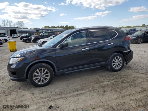 2019 Nissan Rogue S with VIN KNMAT2MV7KP523670, listed as a Copart auction lot 49157985 with 102,486 mi miles and Salvage Title. Bid and sale history available at carsss.com. Image 1.
