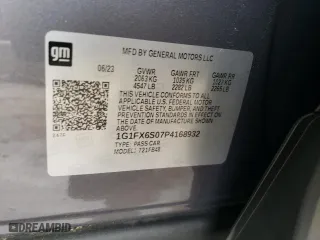 2023 Chevrolet Bolt EV 2LT with VIN 1G1FX6S07P4168932, listed as a Copart auction lot 54790844 with 667 mi miles and Salvage Title. Bid and sale history available at carsss.com. Image 14.