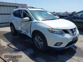 2015 Nissan Rogue SL with VIN 5N1AT2MV9FC886089, listed as a IAAI auction lot 41974712 with 33,946 mi miles. Bid and sale history available at carsss.com. Image 1.