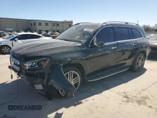 2020 Mercedes-Benz GLS with VIN 4JGFF5KE4LA195660, listed as a Copart auction lot 48936655 with 62,412 mi miles and Salvage Title. Bid and sale history available at carsss.com. Image 1.